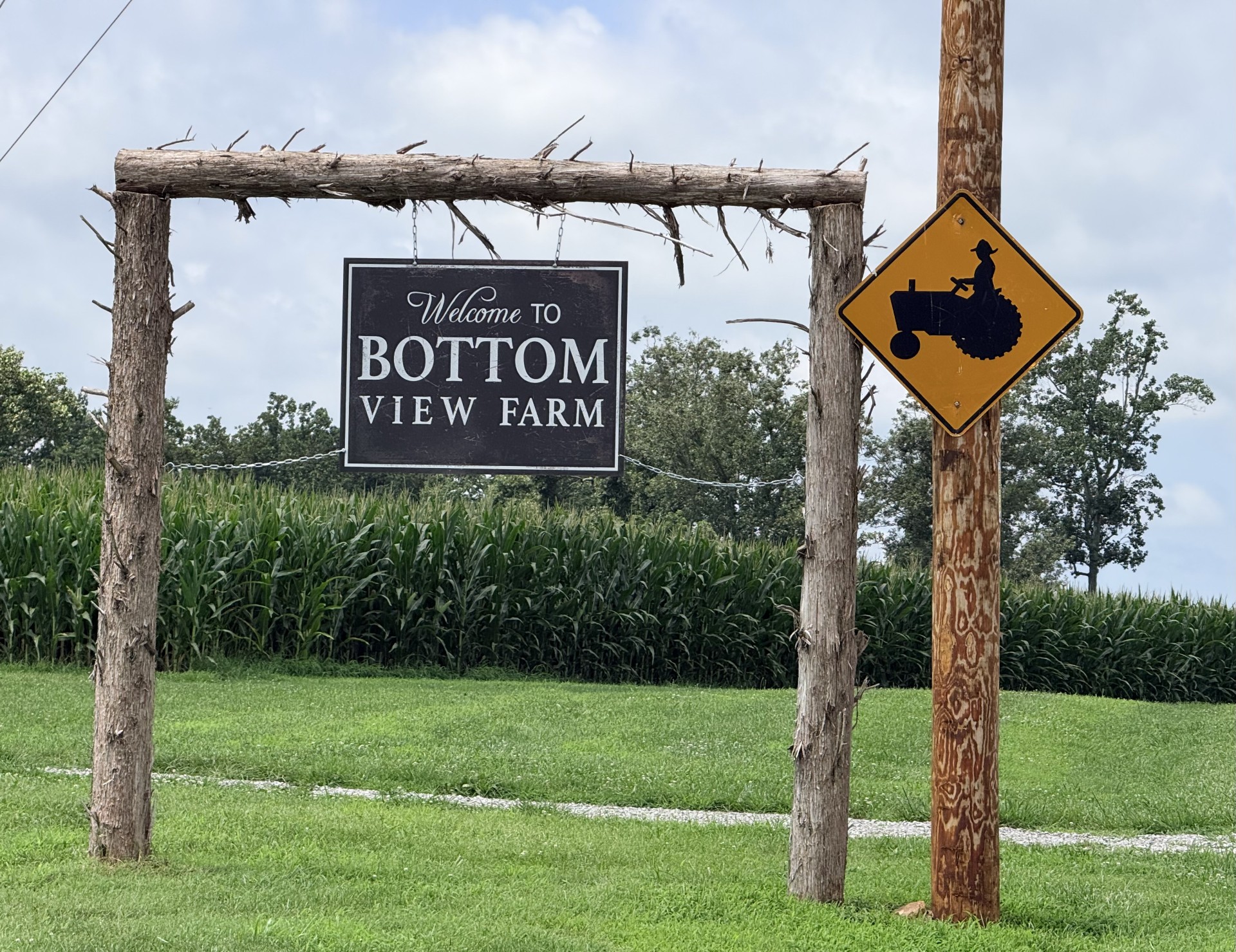 Farm entrance